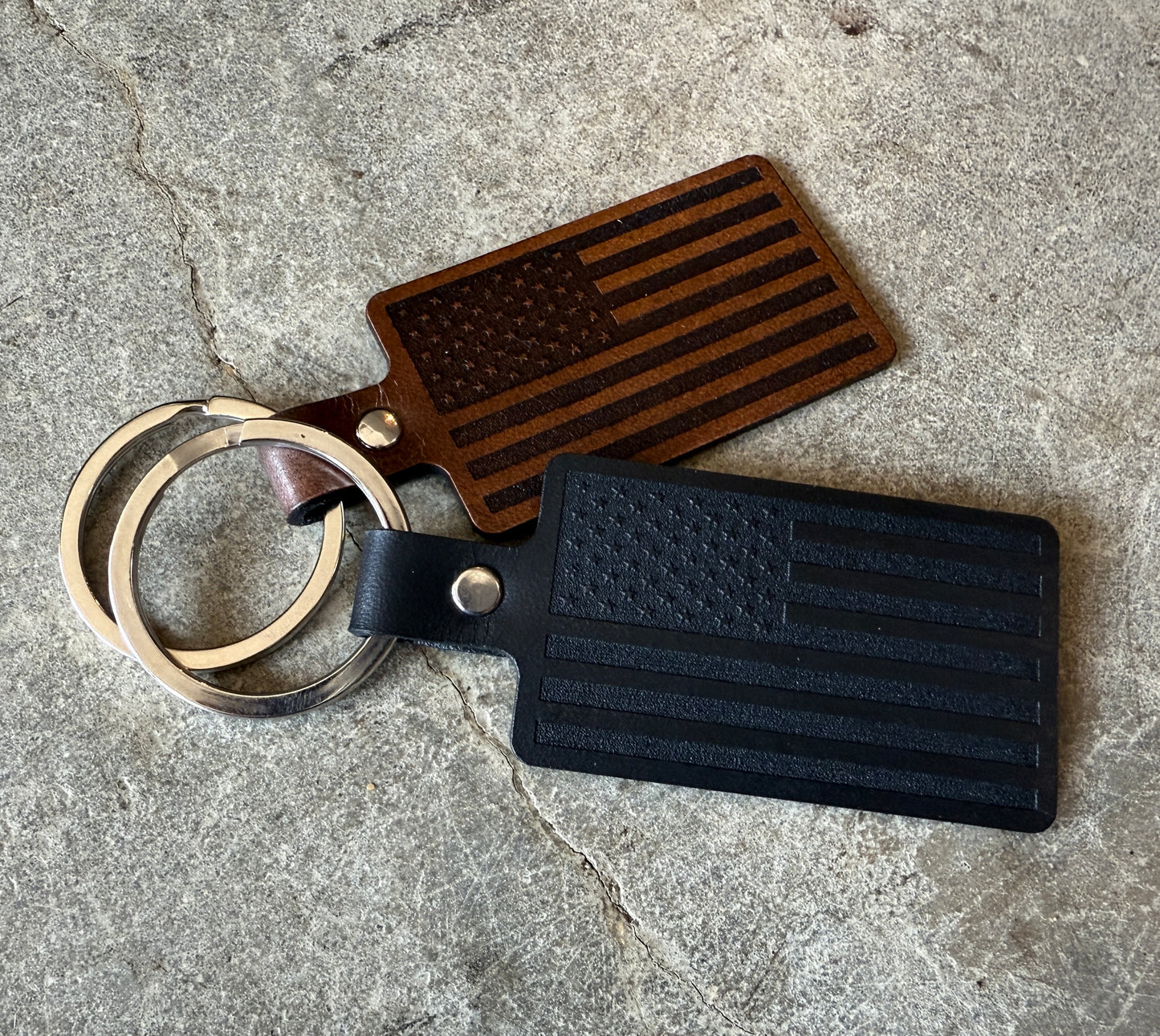 American flag key fob