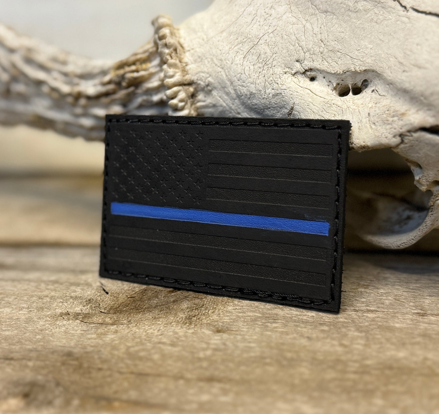 Patch- Thin Blue Line Flag
