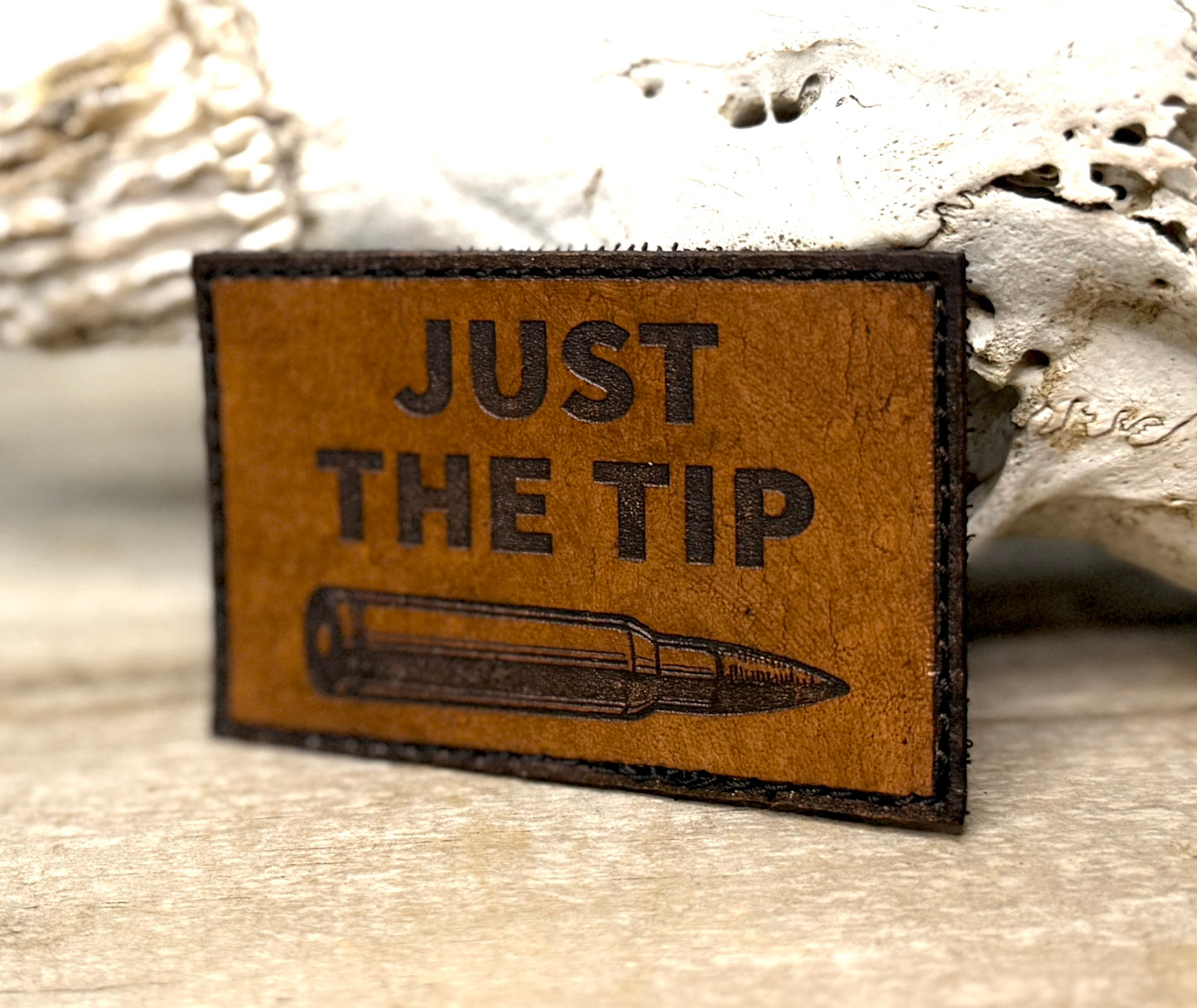 Patch- Just the tip leather morale patch