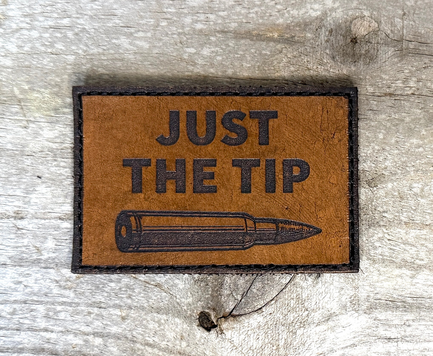 Patch- Just the tip leather morale patch