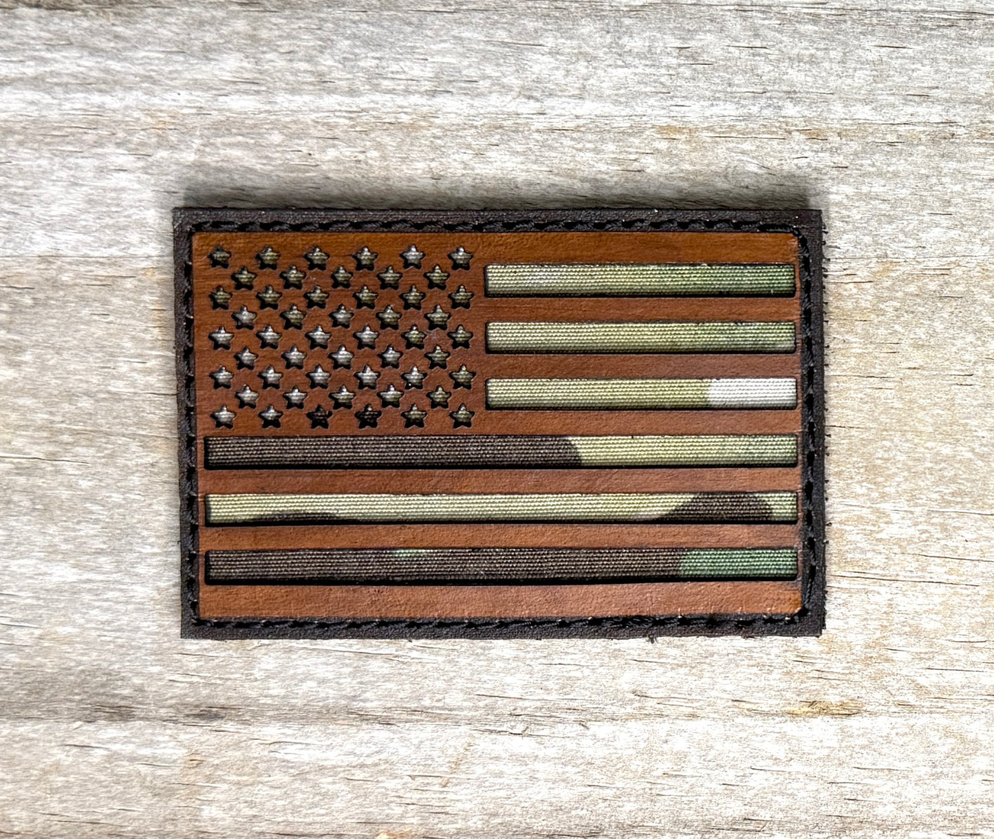 Patch- American flag multicam