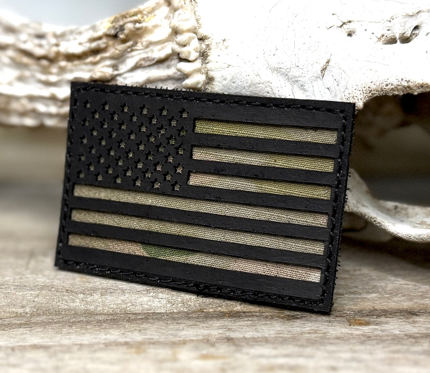 Patch- American flag multicam