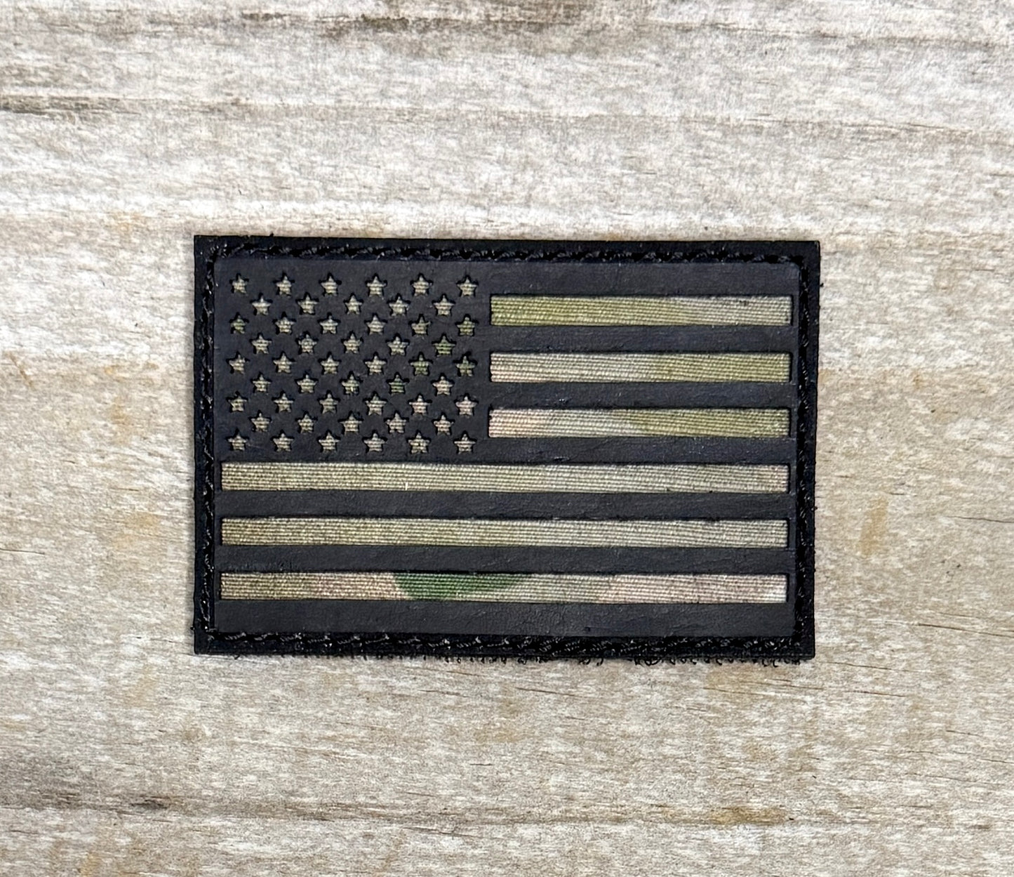 Patch- American flag multicam