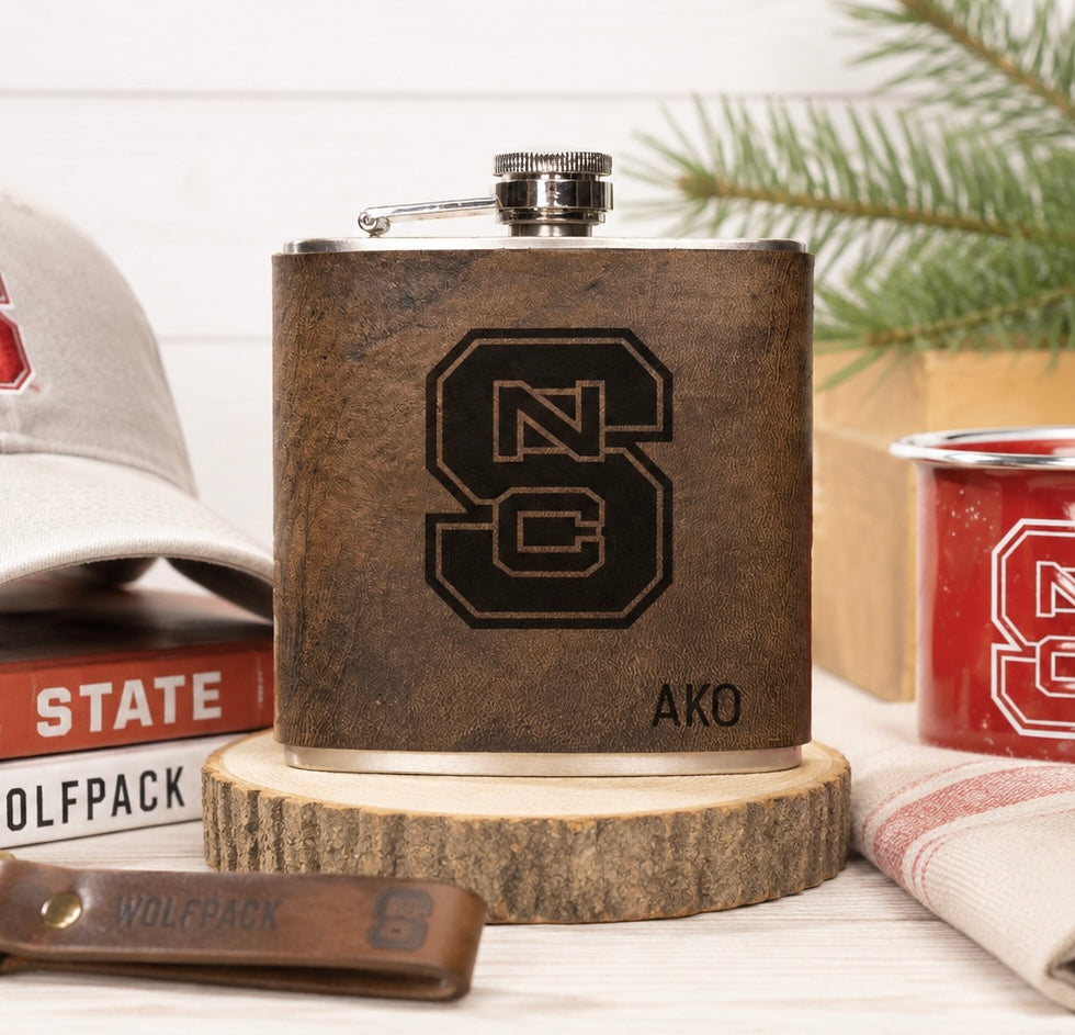 Flask - Personalized College Logo