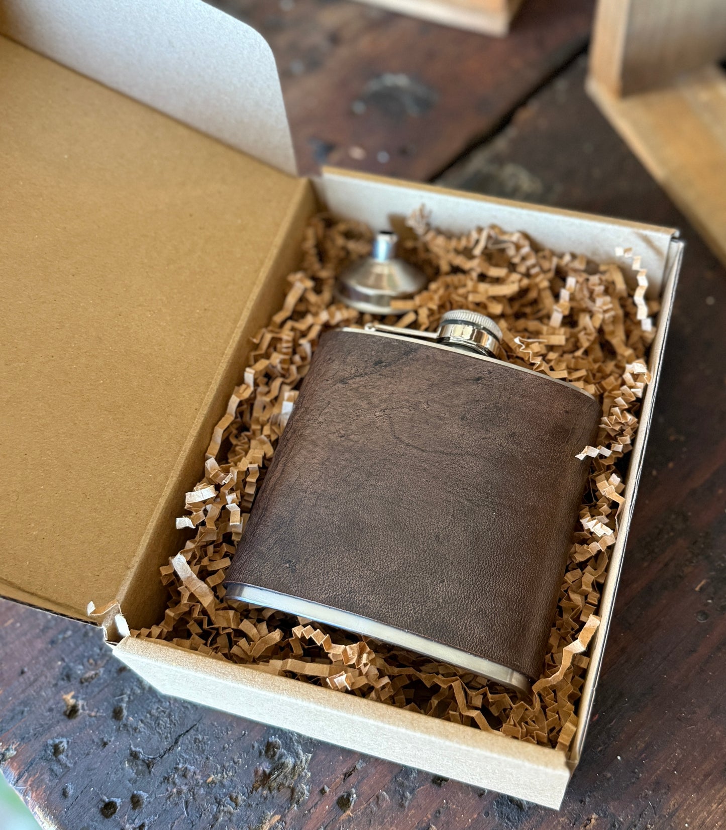 Flask- Texas flag, personalized