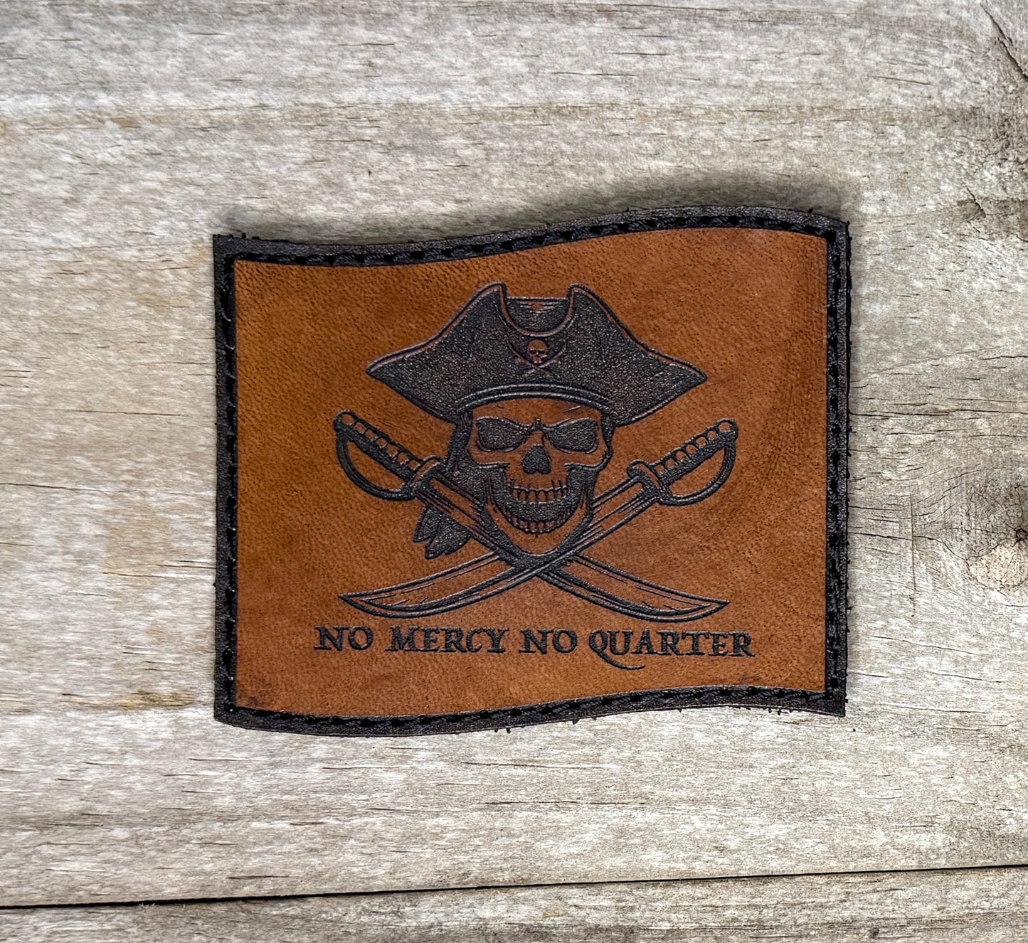Patch- No Mercy No Quarter leather patch
