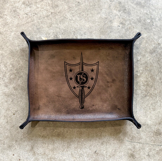 Leather Valet - Crest