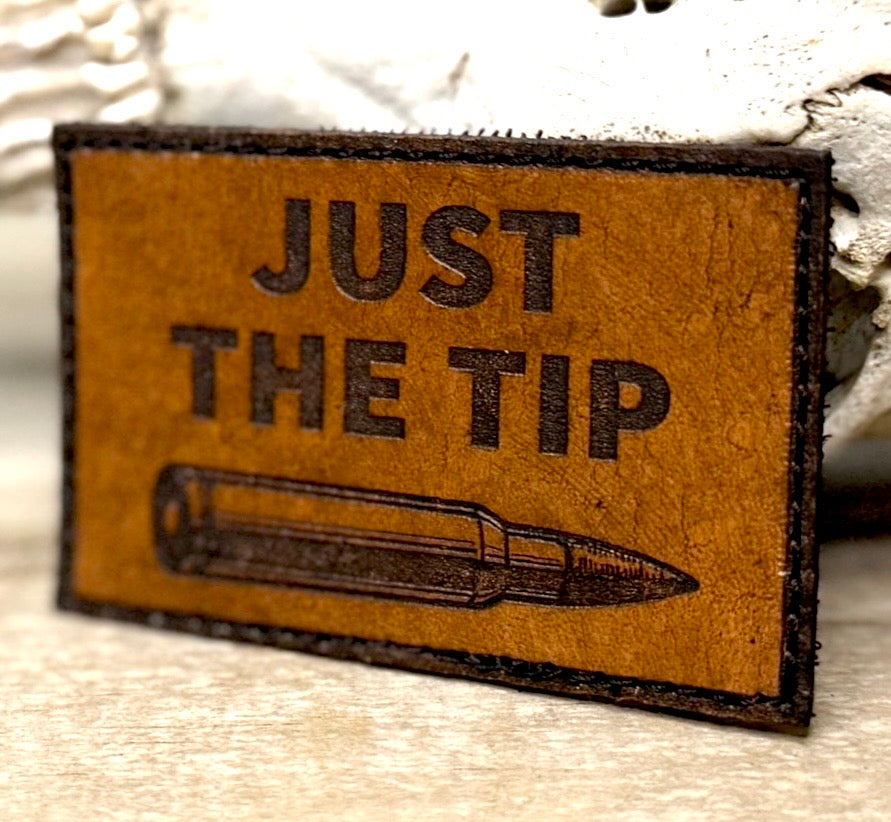 Patch- Just the tip leather morale patch