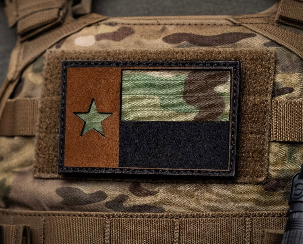 Patch- Texas flag multicam
