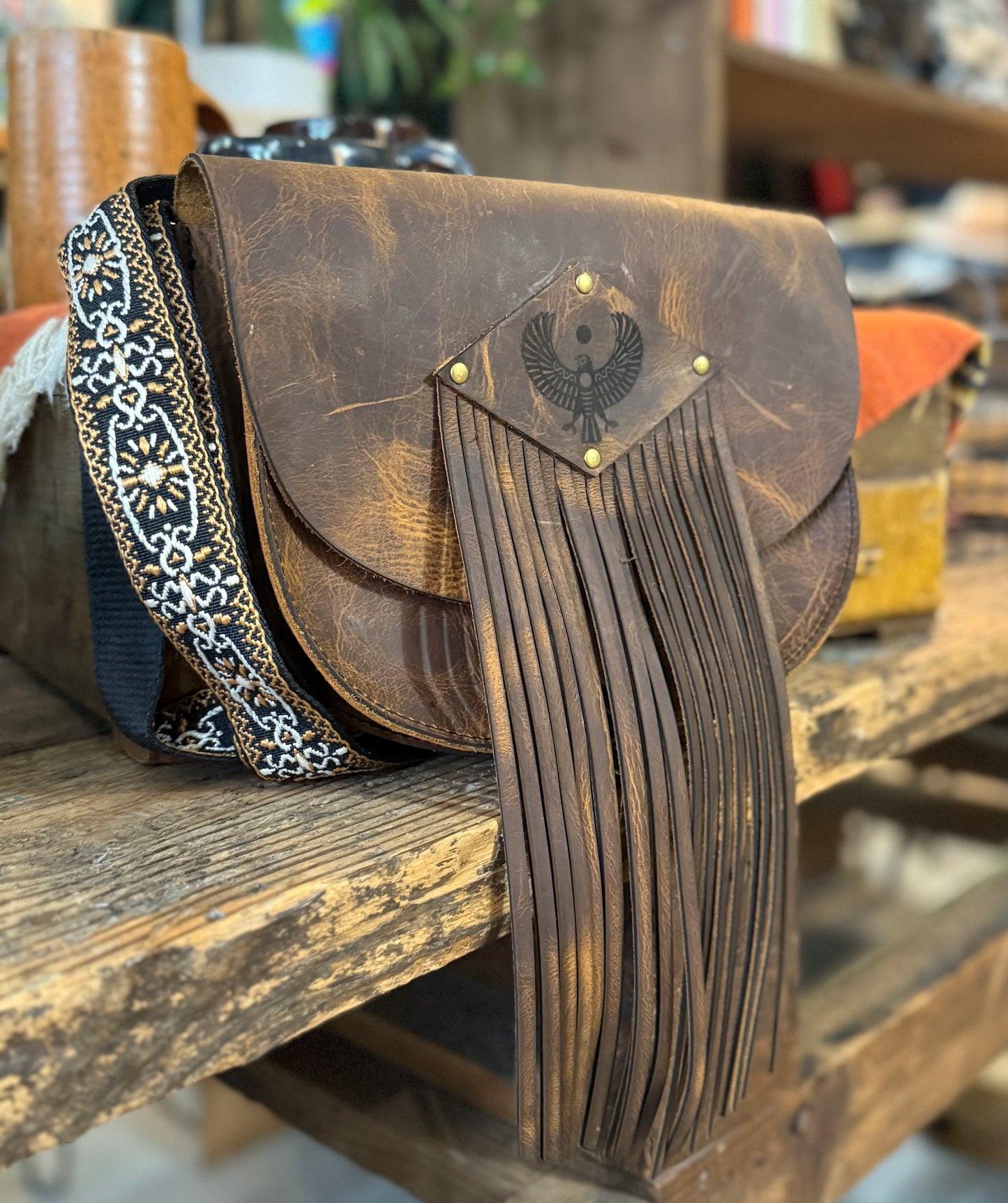 Saddlebag Cross-body Purse