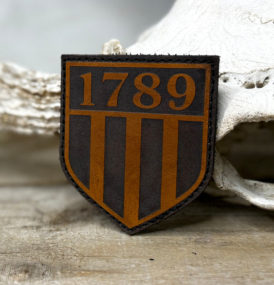 1789 leather patch