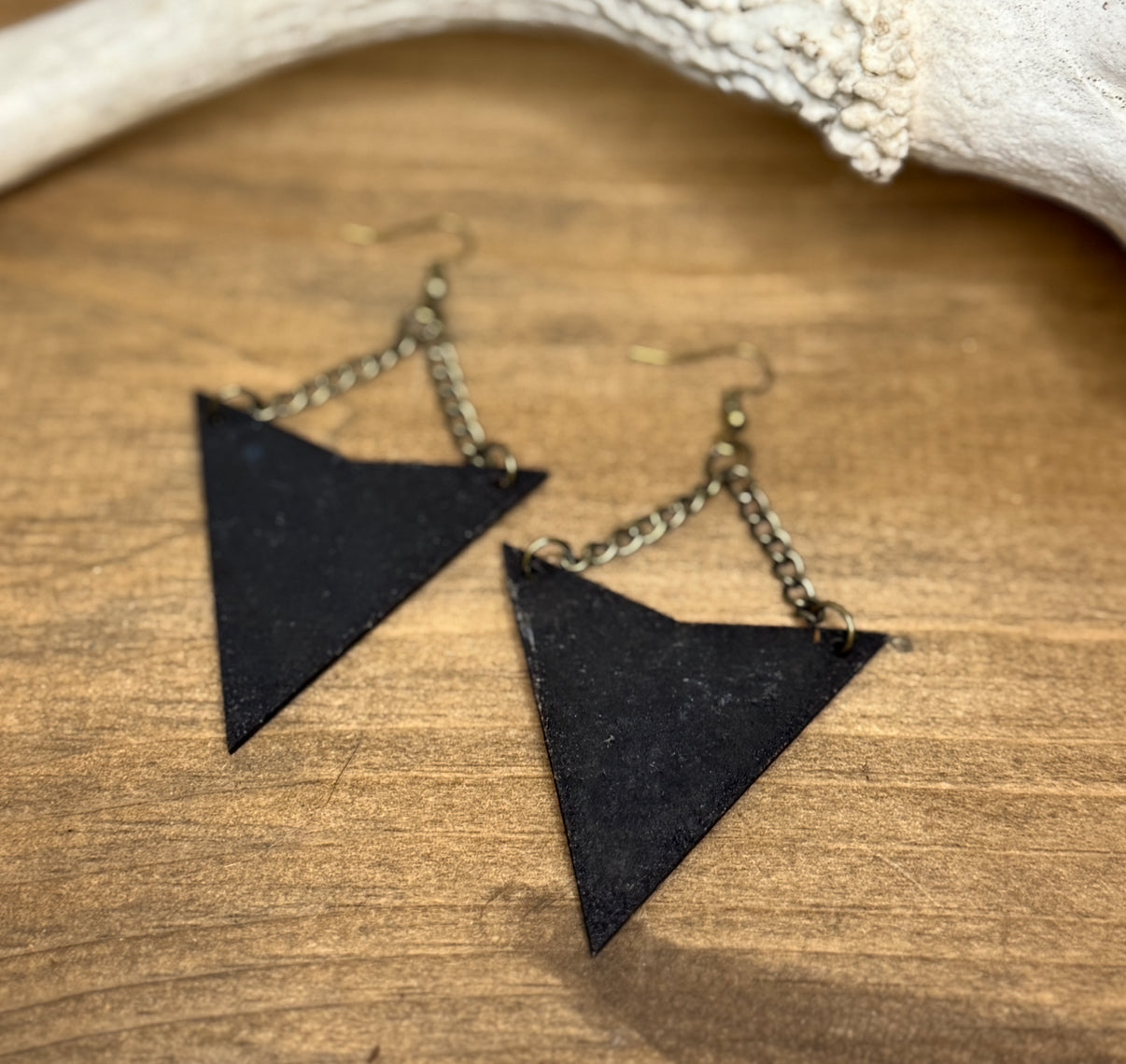 Earrings- Hand-painted American Flag