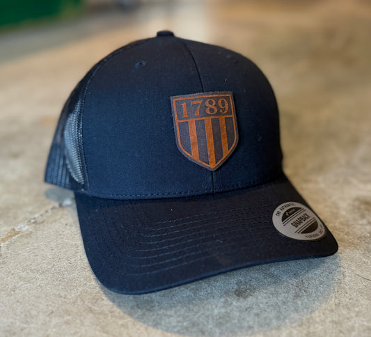 1789 Black Trucker hat