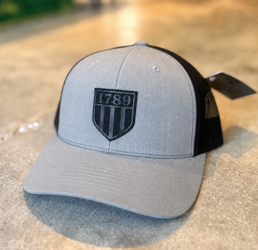 1789 Heather Grey Trucker hat